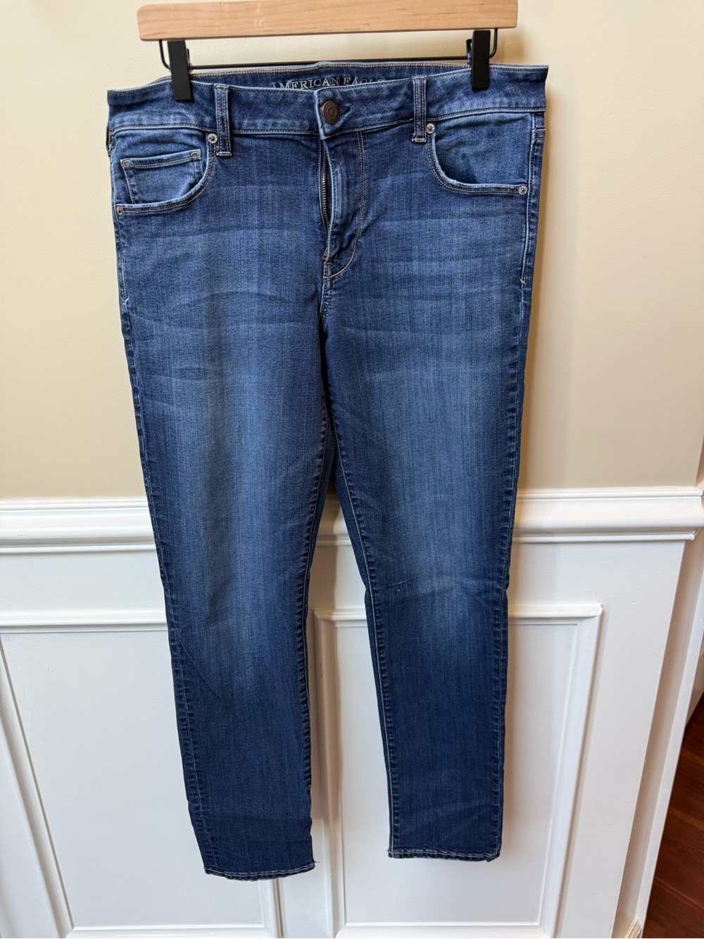 American Eagle Outfitters Women's Blue Skinny Jeans